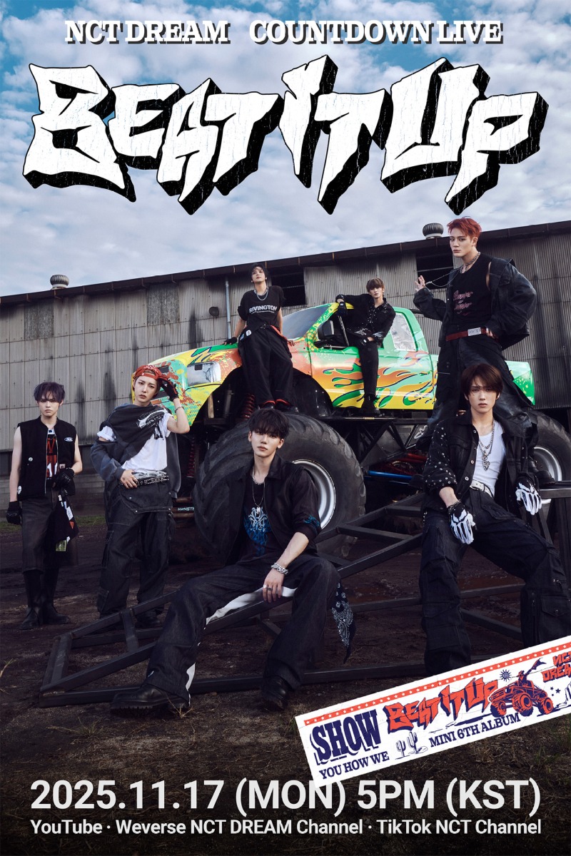 NCT DREAM 미니 6집 'Beat It Up' 카운트다운 라이브 포스터 이미지.jpg